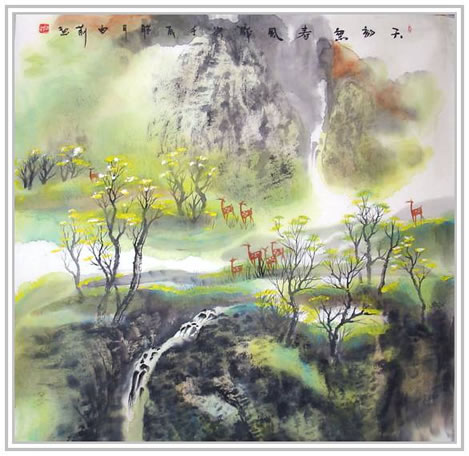 白莉绘画作品