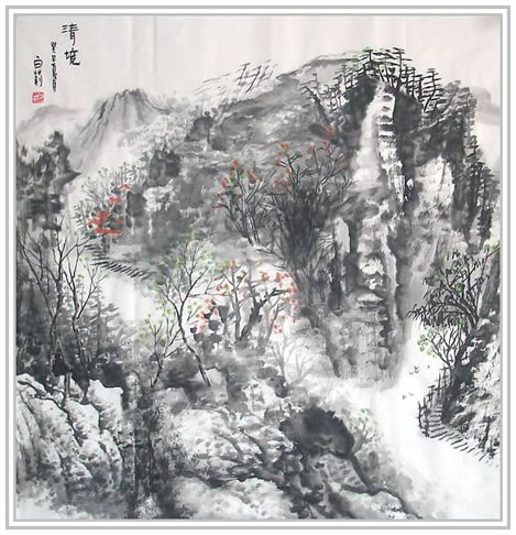 白莉绘画作品