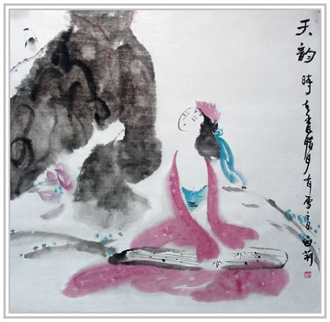 白莉绘画作品