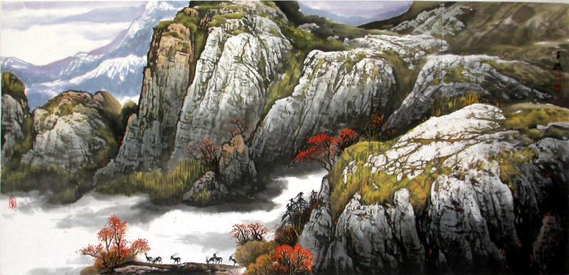 于占德：国画作品欣赏
