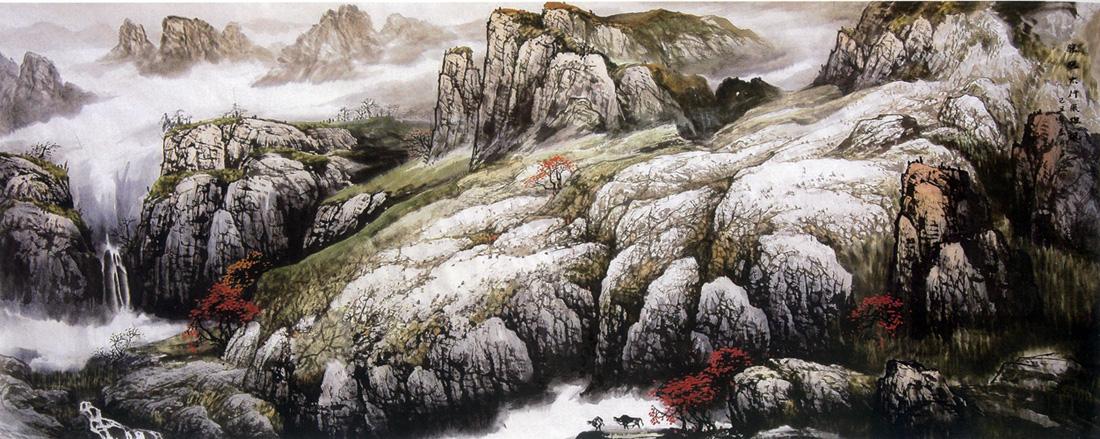 于占德：国画作品欣赏