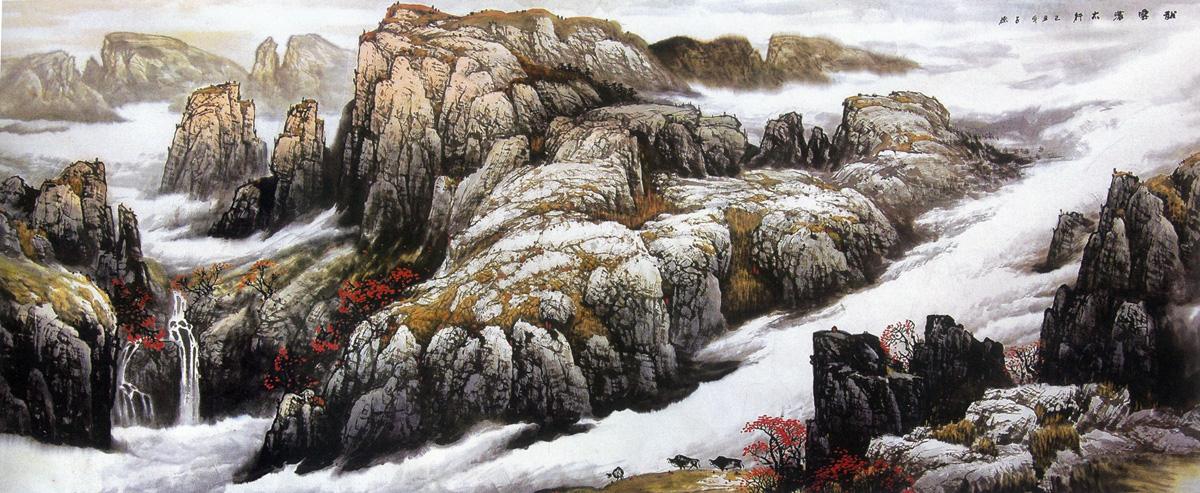 于占德：国画作品欣赏