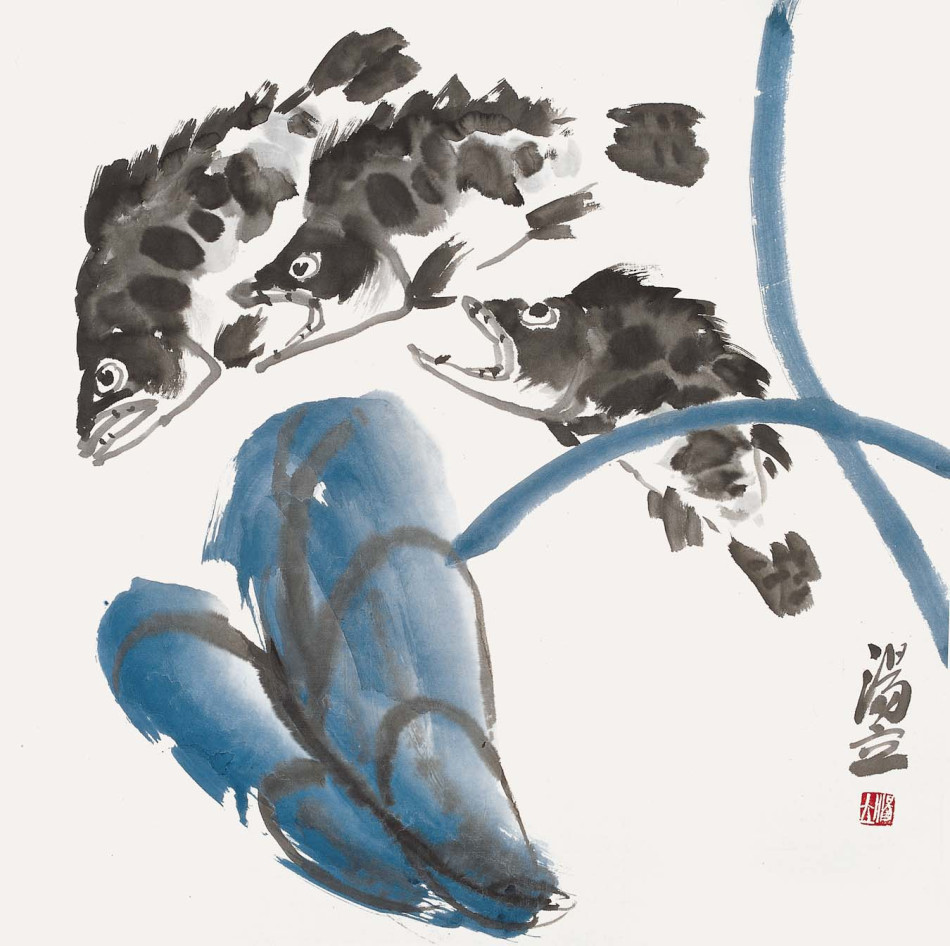 汤立：国画作品欣赏