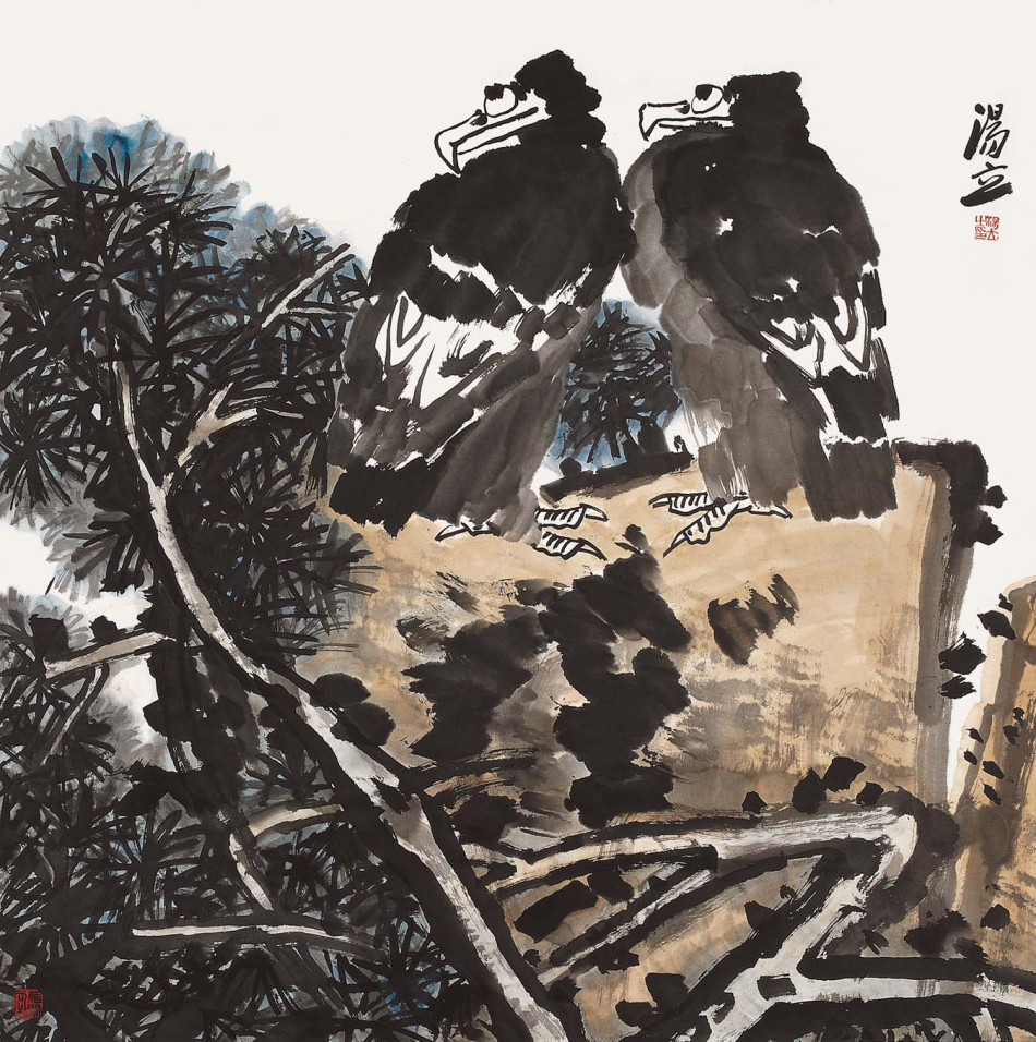 汤立：国画作品欣赏