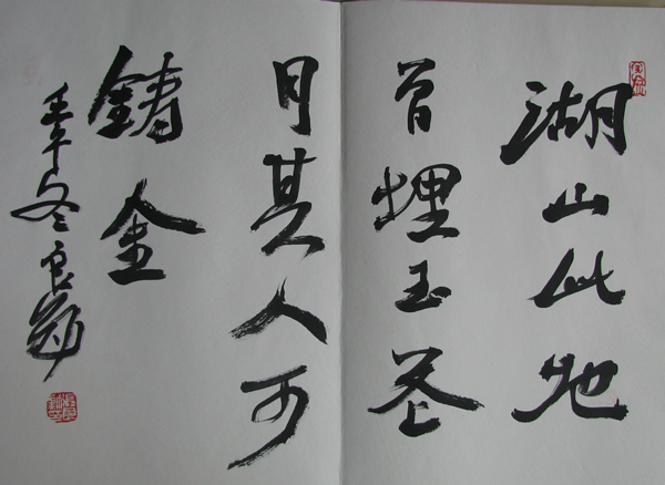 米闹：书法作品欣赏