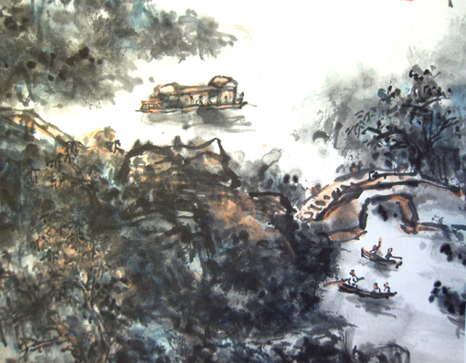邵观松绘画作品