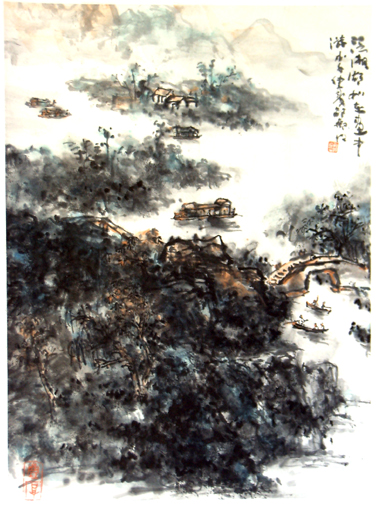 邵观松绘画作品
