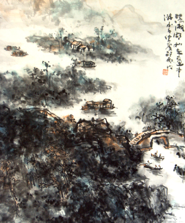 邵观松绘画作品