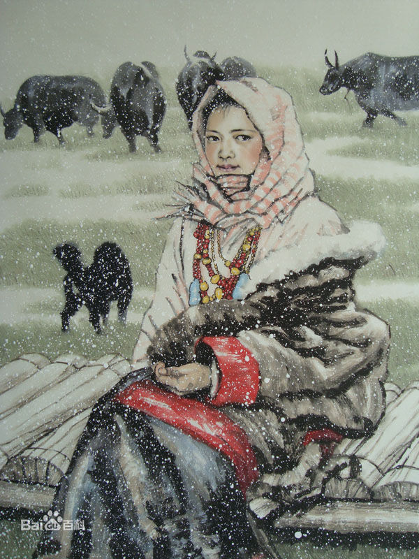 古锦其绘画作品