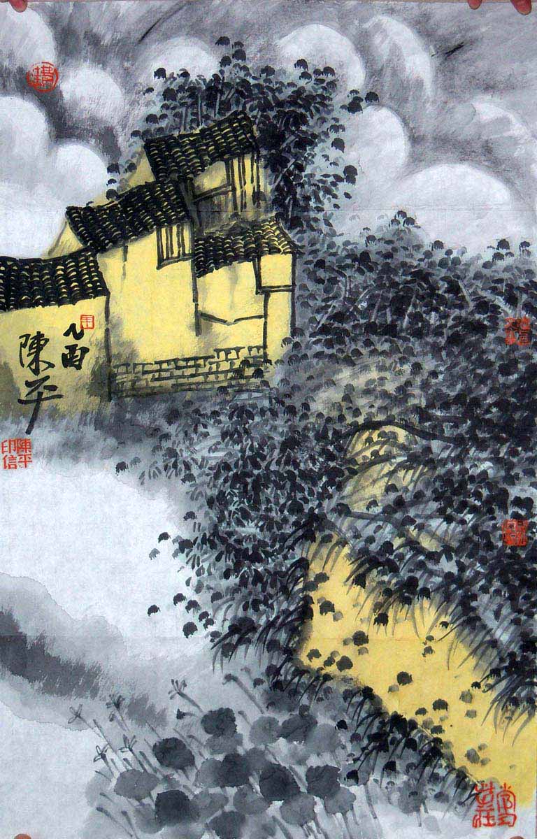 陈平国画作品欣赏一