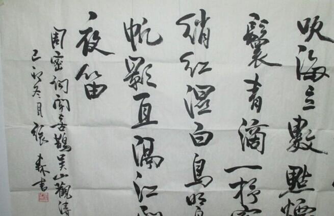 张森书法作品欣赏
