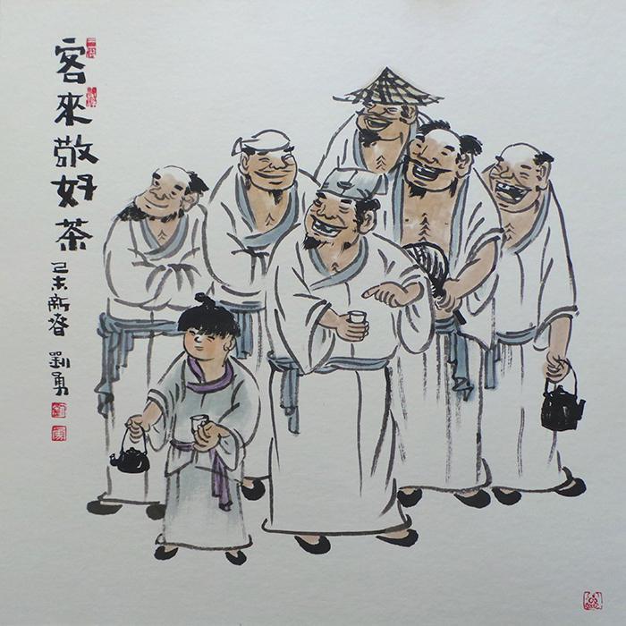 刘勇人物画作高清欣赏