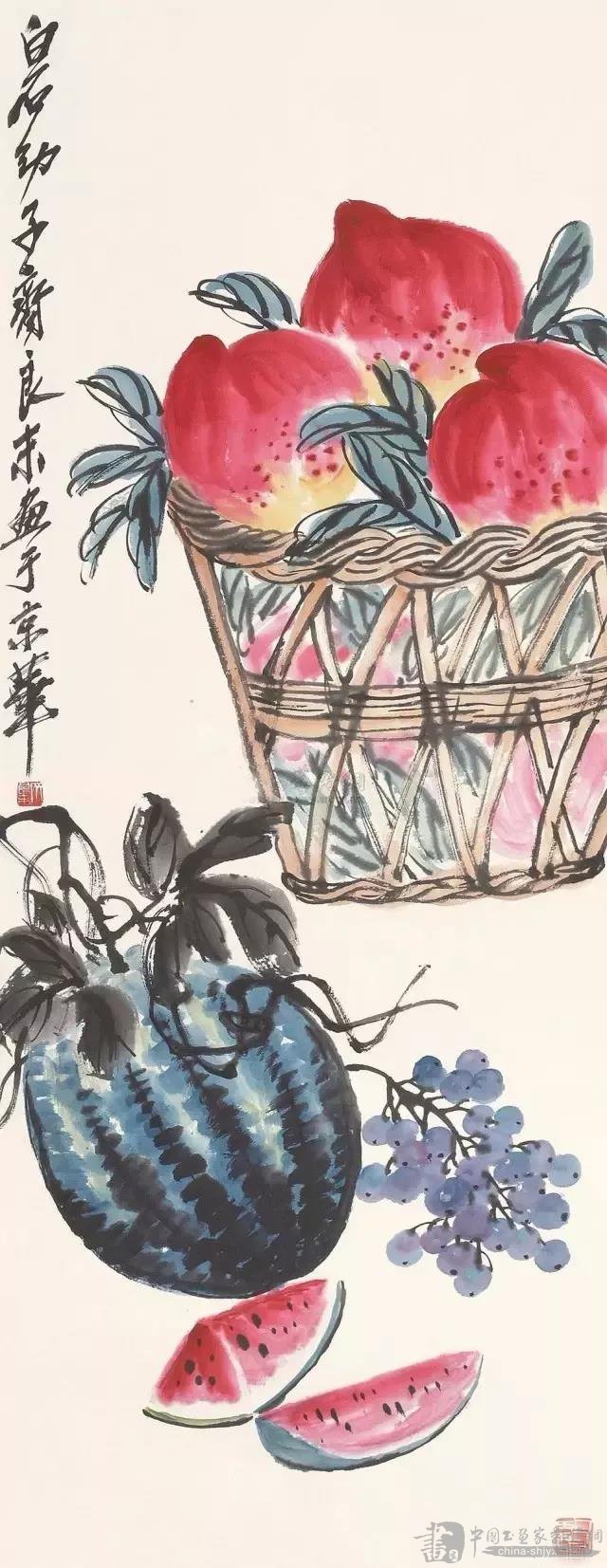 欣赏:有瓜家家甜!名家画西瓜为您解解暑
