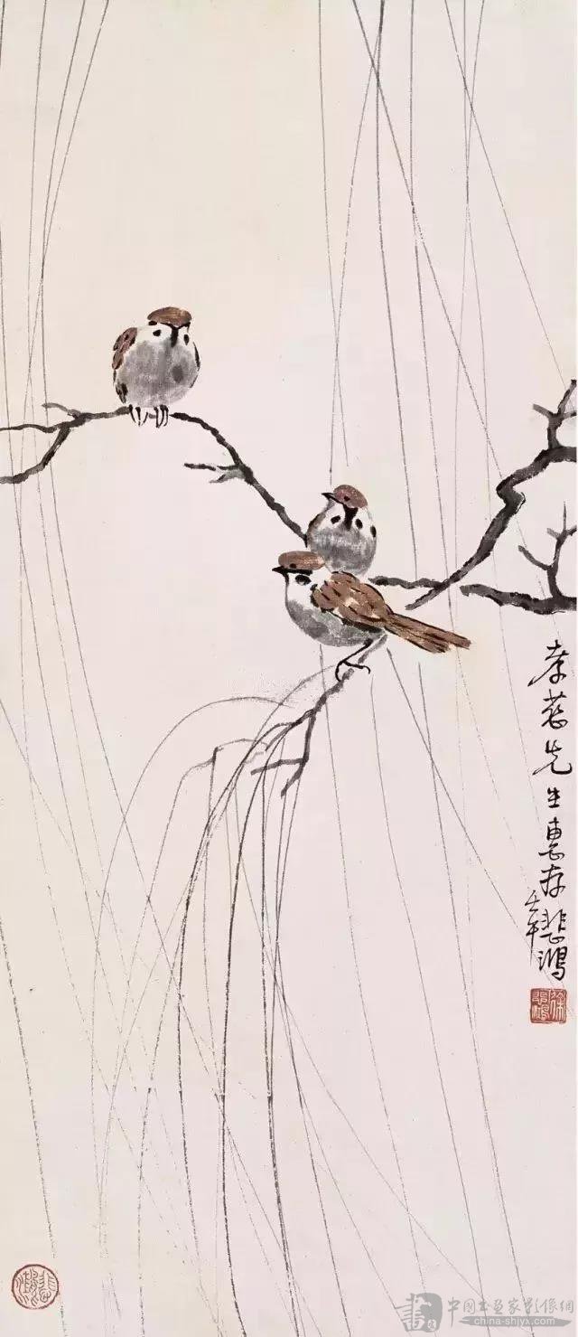 欣赏:看看名家画的小麻雀,有你喜欢的吗