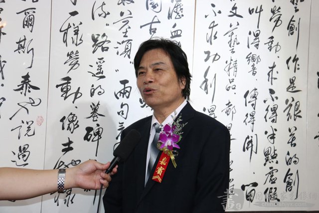 现场:江波书法作品展在北京民族文化宫隆重开幕