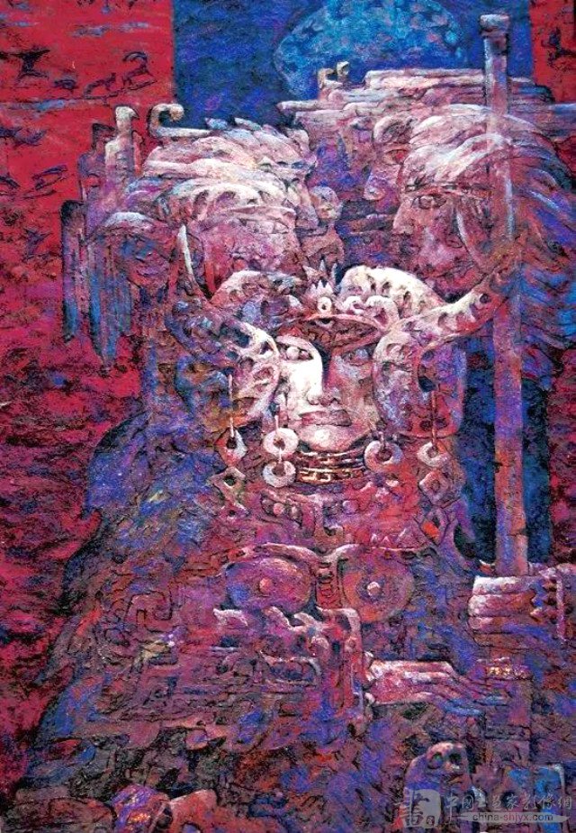 中国书画家影像网:独立视角·溶纳古今—记重彩画家郭正民